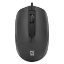 Defender DEFENDER MYSZ ALPHA MB-507 SILENT CZARNA 1000dpi 3P