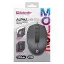 Defender DEFENDER MYSZ ALPHA MB-507 SILENT CZARNA 1000dpi 3P