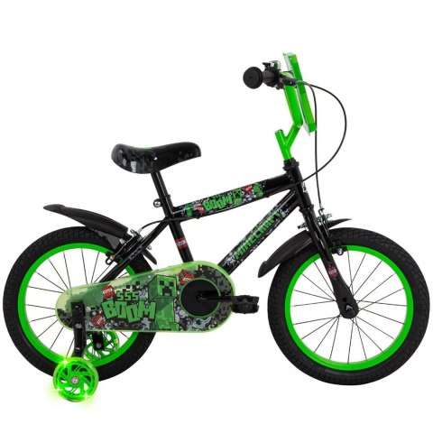 HUFFY Huffy Rower Minecraft 16" Czarny 21644W