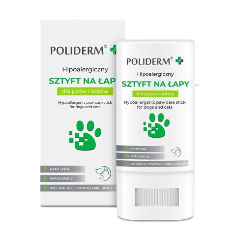 JM Sante JM SANTE POLIDERM HIPOALERGICZNY SZTYFT NA ŁAPY 14,5g JM Sante JM SANTE POLIDERM HIPOALERGICZNY SZTYFT NA ŁAPY 14,5g