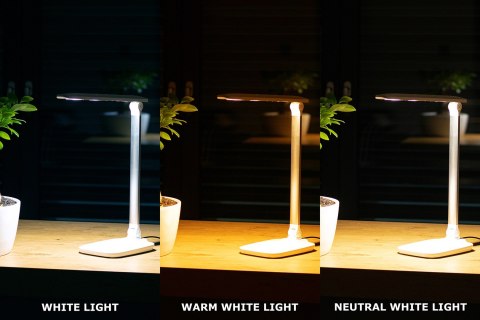 MONTIS MONTIS MT042 LAMPKA BIURKOWA LED BIAŁA 230V + USB MONTIS MONTIS MT042 LAMPKA BIURKOWA LED BIAŁA 230V + USB