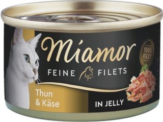 Miamor MIAMOR Feine Filets - filety mięsne smak: tuńczyk z serem 100g