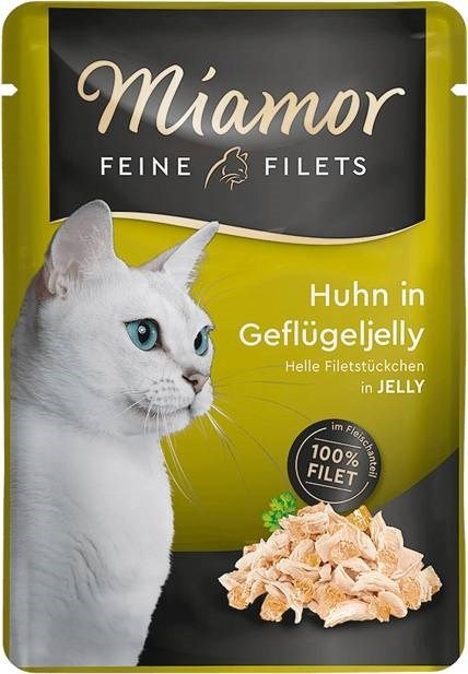 Miamor MIAMOR Filets Kurczak z galaretką drobiową 100g dla kota Miamor MIAMOR Filets Kurczak z galaretką drobiową 100g dla kota