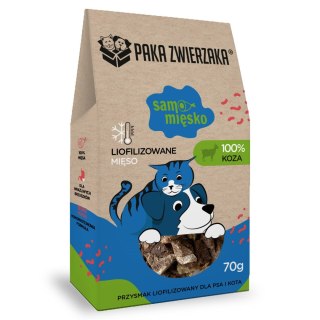 PAKA ZWIERZAKA Paka Zwierzaka Samo Mięsko koza przysmak 70g