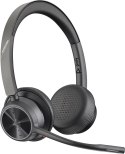 POLY Zestaw słuchawkowy Bluetooth Poly Voyager 4320 MS Teams Certified USB-A Headset with charge stand +BT700 dongle 77Z00AA