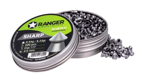 RANGER Śrut 4,5 mm RANGER Diabolo Professional Sharp szpic 500 szt. 0,54 g