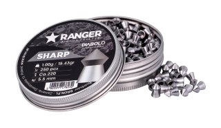 RANGER Śrut 5,5 mm RANGER Diabolo Sharp szpic 250 szt. 1,00 g