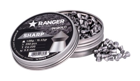 RANGER Śrut 5,5 mm RANGER Diabolo Sharp szpic 250 szt. 1,00 g
