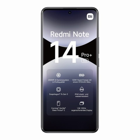 Smartfon Xiaomi Redmi Note 14 Pro+ 5G 8/256GB Midnight Black Smartfon Xiaomi Redmi Note 14 Pro+ 5G 8/256GB Midnight Black