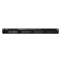 Synology NAS Synology RS422+; 1U RACK; 4x (3.5" SATA HDD/2.5" SATA SSD); AMD Ryzen R1600; 2 GB DDR4 ECC, 2x 1GbE RJ-45