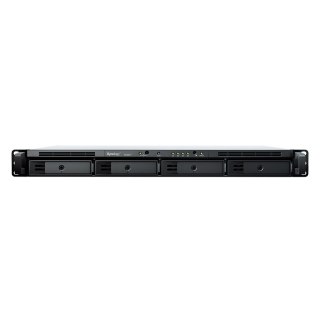 Synology NAS Synology RS422+; 1U RACK; 4x (3.5" SATA HDD/2.5" SATA SSD); AMD Ryzen R1600; 2 GB DDR4 ECC, 2x 1GbE RJ-45