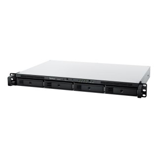 Synology NAS Synology RS422+; 1U RACK; 4x (3.5" SATA HDD/2.5" SATA SSD); AMD Ryzen R1600; 2 GB DDR4 ECC, 2x 1GbE RJ-45