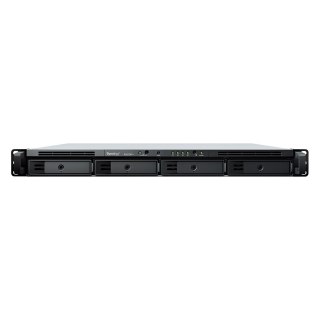Synology NAS Synology RS822RP+; 1U RACK; 4x (3.5" SATA HDD/2.5" SATA SSD); AMD Ryzen V1500B; 2 GB DDR4 ECC SODIMM (max. 32GB), 4x 1GbE RJ