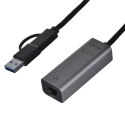 UNITEK UNITEK ADAPTER USB-A/C - RJ45 2.5G ETHERNET (M/F)