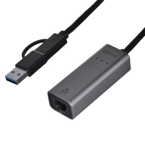 UNITEK UNITEK ADAPTER USB-A/C - RJ45 2.5G ETHERNET (M/F) UNITEK UNITEK ADAPTER USB-A/C - RJ45 2.5G ETHERNET (M/F)