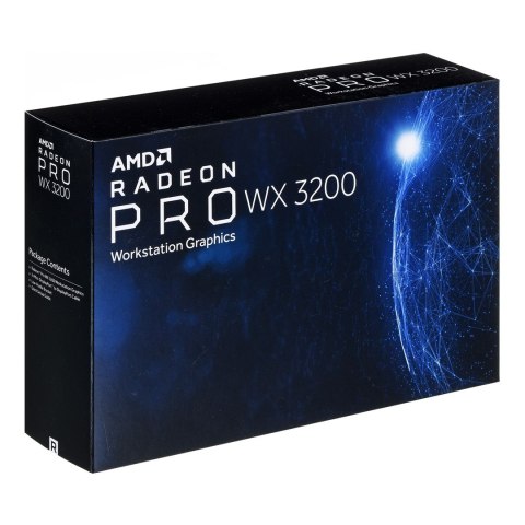 AMD Karta graficzna AMD Radeon Pro WX 3200 4GB GDDR5, 4x Mini-DisplayPort, 50W, PCI Gen3 x16 AMD Karta graficzna AMD Radeon Pro WX 3200 4GB GDDR5, 4x Mini-DisplayPort, 50W, PCI Gen3 x16