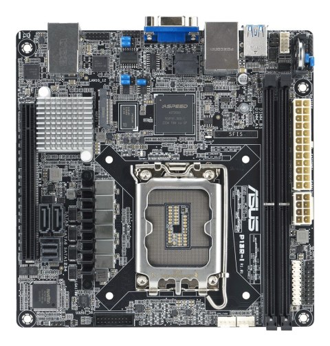 ASUS Płyta główna Asus P13R-I 1x LGA1700 Intel Xeon E-24XX C262 (2xDIMM, 6x SATA, 1xM.2, 2x1GbE, ASMB11-iKVM, miniITX) ASUS Płyta główna Asus P13R-I 1x LGA1700 Intel Xeon E-24XX C262 (2xDIMM, 6x SATA, 1xM.2, 2x1GbE, ASMB11-iKVM, miniITX)