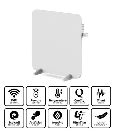 Cronos Promiennik podczerwieni Cronos Titanium CR-500TWP 450W z WiFi i pilotem biały (WYPRZEDAŻ) Cronos Promiennik podczerwieni Cronos Titanium CR-500TWP 450W z WiFi i pilotem biały (WYPRZEDAŻ)