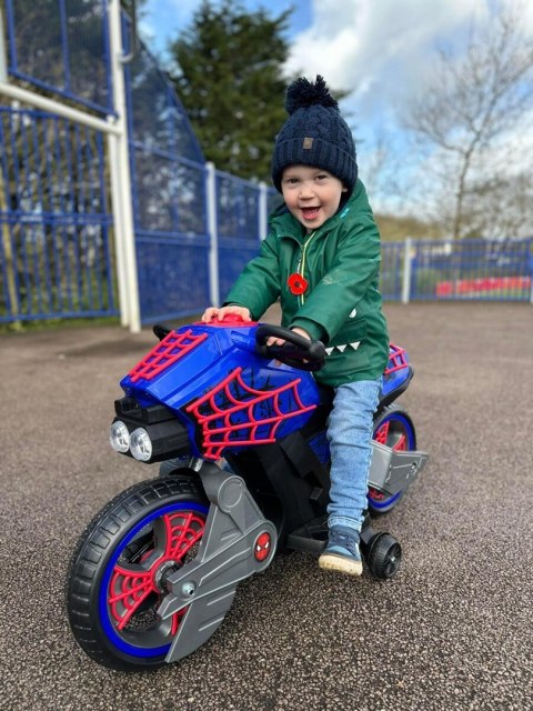 HUFFY Jeździk elektryczny dla dzieci Motocykl Spider-Man Huffy 17345W HUFFY Jeździk elektryczny dla dzieci Motocykl Spider-Man Huffy 17345W