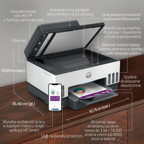 Hewlett-Packard Urządzenie wielofunkcyjne HP Smart Tank 790 4WF66A Hewlett-Packard Urządzenie wielofunkcyjne HP Smart Tank 790 4WF66A