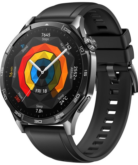 Huawei Smartwatch Huawei Watch GT5 46mm Fluoroelastomer Strap Black