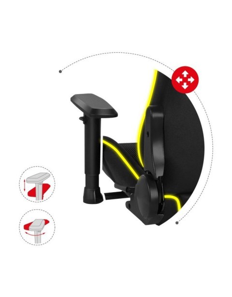 Huzaro Fotel gamingowy Huzaro Force 6.3 RGB Mesh Huzaro Fotel gamingowy Huzaro Force 6.3 RGB Mesh