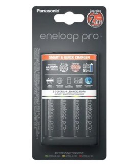 Panasonic ŁADOWARKA PANASONIC SMARTPLUS + 4x AA ENELOOP PRO 2500 mAh
