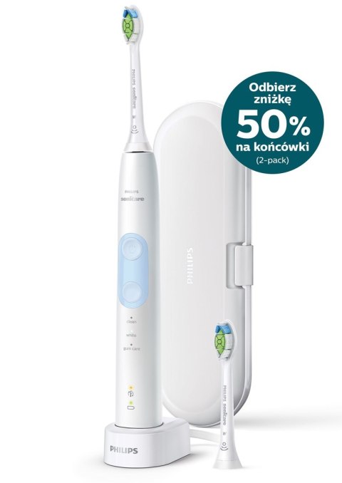Philips Szczoteczka do zębów Philips HX6859/29 (soniczna; kolor biały) (WYPRZEDAŻ)