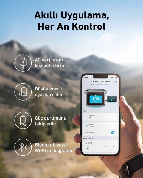 ANKER Przenośna stacja zasilania Anker Solix C1000X 1056Wh 1800W