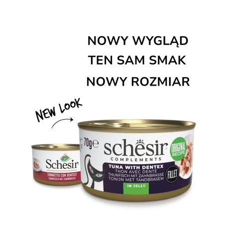 Agras Pet Foods SCHESIR Oceanic Adult Tuńczyk z Dentykiem 70g Agras Pet Foods SCHESIR Oceanic Adult Tuńczyk z Dentykiem 70g