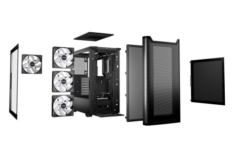 BE QUIET! OBUDOWA BE QUIET! PURE BASE 501 DX Black BGW76