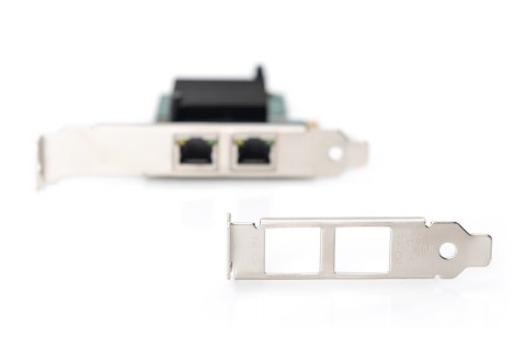 DIGITUS DIGITUS KARTA SIECIOWA PCIE PRZEWODOWA 2X RJ45 GIGABIT 10/100/1000MBPS LOW PROFILE DN-10132 DIGITUS DIGITUS KARTA SIECIOWA PCIE PRZEWODOWA 2X RJ45 GIGABIT 10/100/1000MBPS LOW PROFILE DN-10132