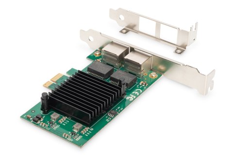 DIGITUS DIGITUS KARTA SIECIOWA PCIE PRZEWODOWA 2X RJ45 GIGABIT 10/100/1000MBPS LOW PROFILE DN-10132 DIGITUS DIGITUS KARTA SIECIOWA PCIE PRZEWODOWA 2X RJ45 GIGABIT 10/100/1000MBPS LOW PROFILE DN-10132