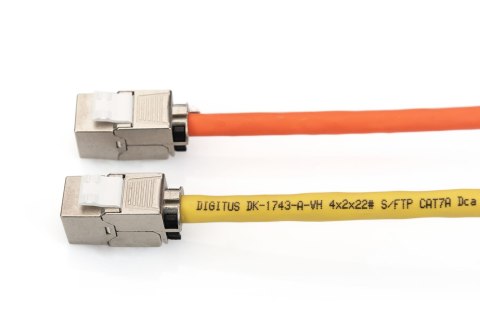 DIGITUS DIGITUS MODUŁ KEYSTONE RJ45 (8P8C) KAT.6A EKRANOWANY 500MHZ LSA BEZNARZĘDZIOWY DN-93617