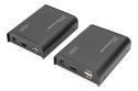 DIGITUS DIGITUS PRZEDŁUŻACZ (EXTENDER) KVM HDMI+USB 120M PO CAT.5E UTP/IP 1080P FHD 60HZ AUDIO (ZESTAW) DS-55202