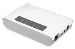 DIGITUS DIGITUS SERWER SIECIOWY WIELOFUNKCYJNY, BEZPRZEWODOWY 2-PORTOWY, USB 2.0, 300MBPS DN-13024