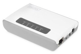 DIGITUS DIGITUS SERWER SIECIOWY WIELOFUNKCYJNY, BEZPRZEWODOWY 2-PORTOWY, USB 2.0, 300MBPS DN-13024