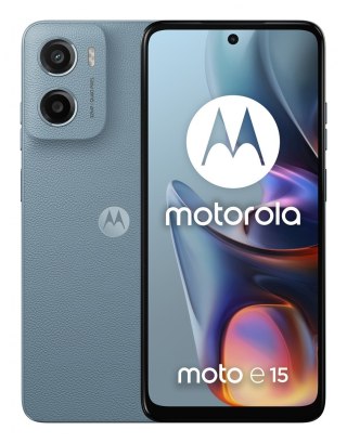 Motorola Smartfon Motorola Moto E15 2/64GB Misty Blue (WYPRZEDAŻ)