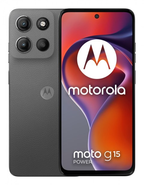 Motorola Smartfon Motorola Moto G15 Power 8/256GB Gravity Grey (WYPRZEDAŻ) Motorola Smartfon Motorola Moto G15 Power 8/256GB Gravity Grey (WYPRZEDAŻ)