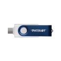 Patriot Memory PARTIOT FLASHDRIVE Xporter X550 64GB Dual USB A+C, 80MB/s Alu-plastic