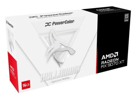 PowerColor Karta graf. PowerColor Hellhound RX9070XT S WH 16GB (WYPRZEDAŻ)