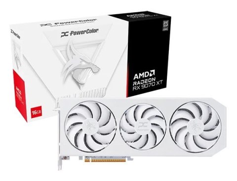PowerColor Karta graf. PowerColor Hellhound RX9070XT S WH 16GB (WYPRZEDAŻ)