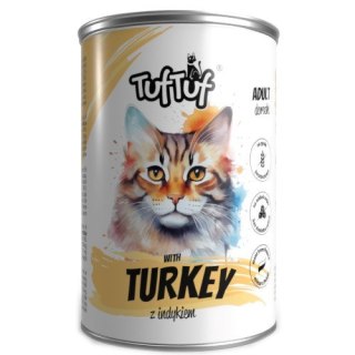 TufTuf Tuf Tuf Puszka mielonka z indykiem dla kota 400g