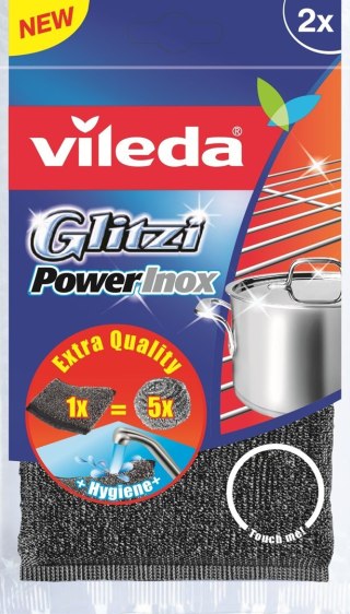 VILEDA Zmywak Vileda Glitzi Power Inox 2 szt.
