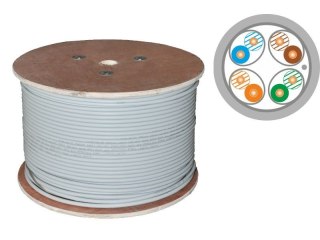 ALANTEC Alantec Kabel F/FTP kat.6A, sieciowy, LSOH, Dca 4x2x23 AWG, 10Gb/s, 700 MHz, 500m (KIFF6ALSOH500D)