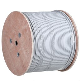 ALANTEC Alantec Kabel U/UTP kat.6A, sieciowy, LSOH, Dca 4x2x23 AWG, 10Gb/s, 700 MHz, szary, 500m (KIU6ALSOH500D)