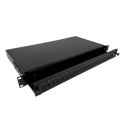 ALANTEC Alantec Przełącznica światłowodowa 24xSC simplex / 24xLC duplex 19" 1U z płytą czołową oraz akcesoriami montażowymi (dławiki, op