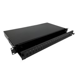 ALANTEC Alantec Przełącznica światłowodowa 24xSC simplex / 24xLC duplex 19" 1U z płytą czołową oraz akcesoriami montażowymi (dławiki, op
