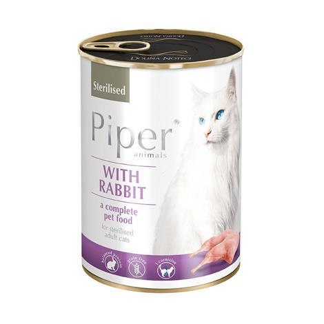 DOLINA NOTECI DOLINA NOTECI Piper z królikiem - mokra karma dla kota - 400g DOLINA NOTECI DOLINA NOTECI Piper z królikiem - mokra karma dla kota - 400g