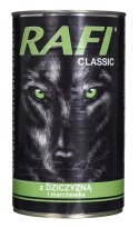 DOLINA NOTECI DOLINA NOTECI Rafi Classic z dziczyzną i marchewką - mokra karma dla psa - 1240g